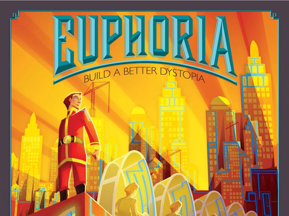 Euphoria Test Rezension Brettspiel Brett und Pad