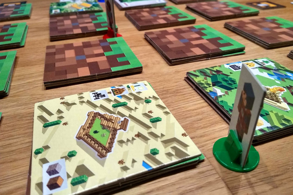 Builders & Minecraft: - Rezension - - und Brettspiel Pad - Test Brett Biomes