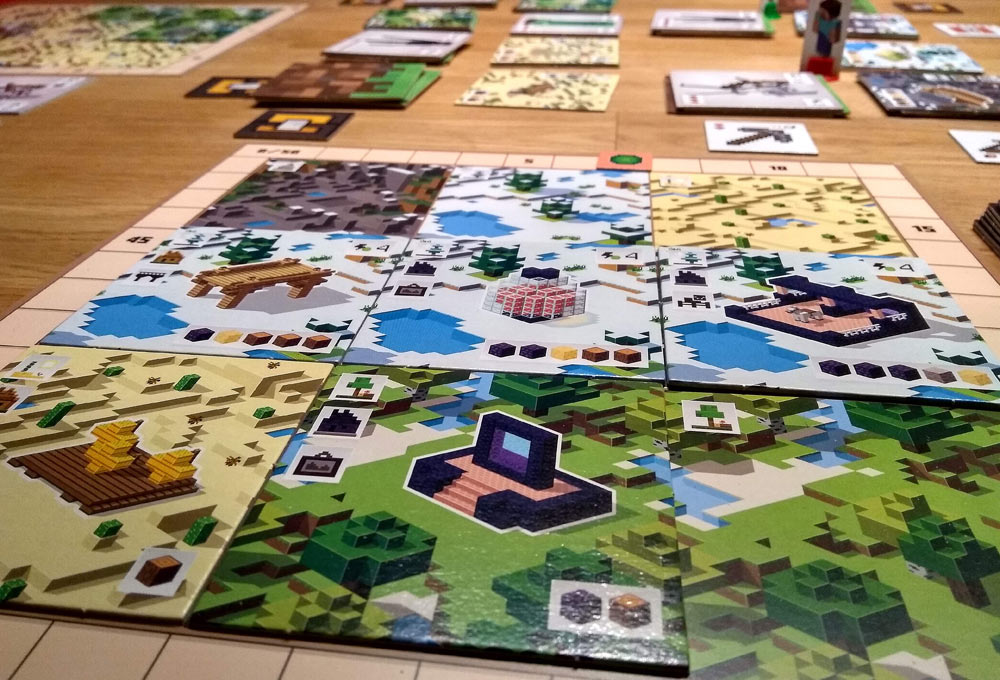 und Biomes - - Pad Builders - Brettspiel Brett Test - & Rezension Minecraft:
